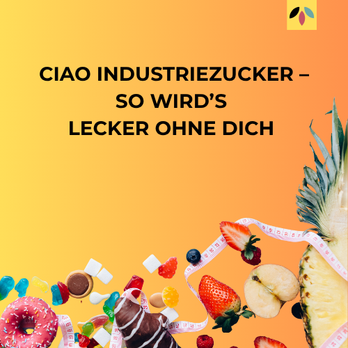 Die Yakonwurzel ist SÜSS, LECKER & GESUND Ein Korb mit Yacon-Wurzeln auf rotem Hintergrund, beschriftet mit "YAKON: SÜSS, LECKER, GESUND".